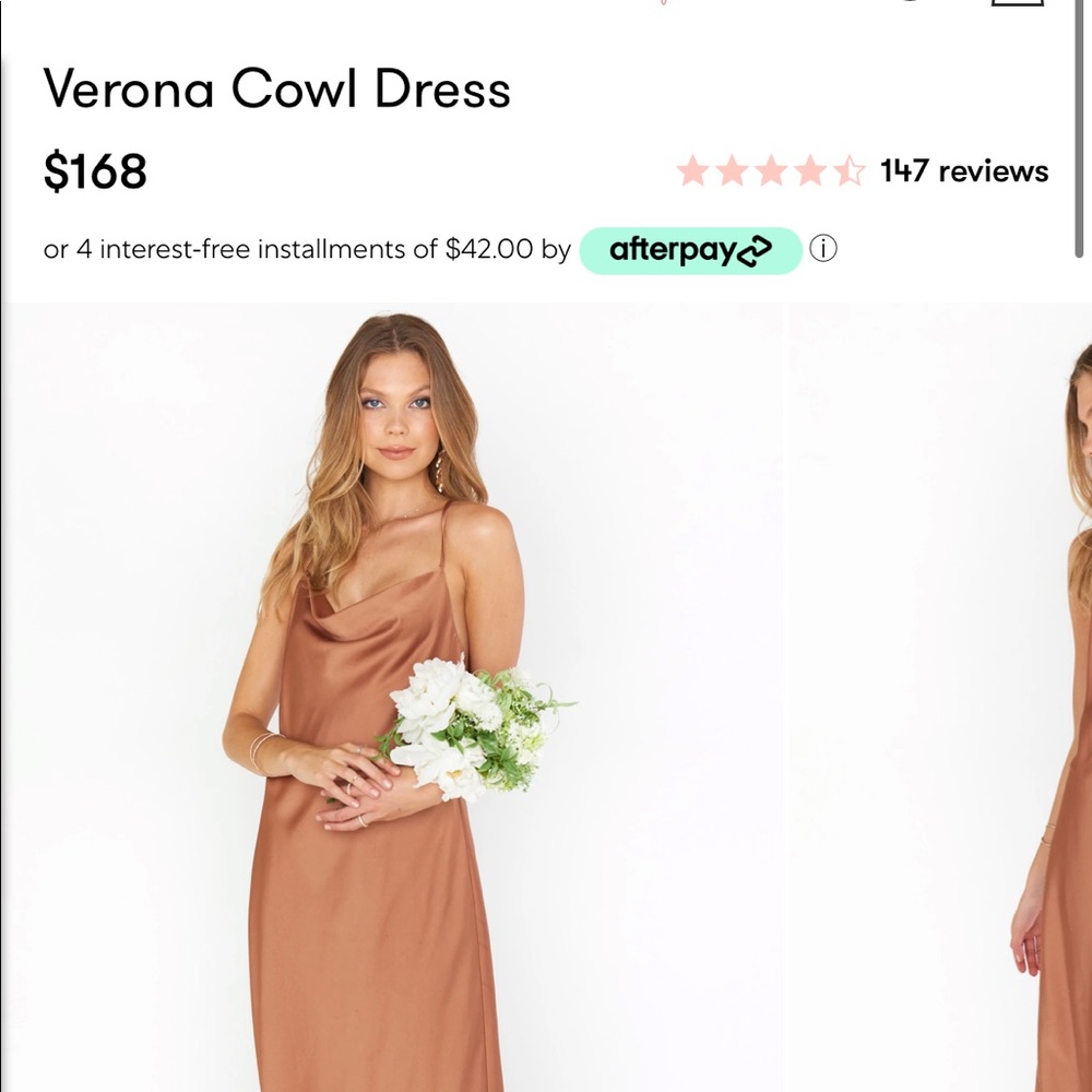 SHOW ME YOUR MUMU - Verona cowl dress size S